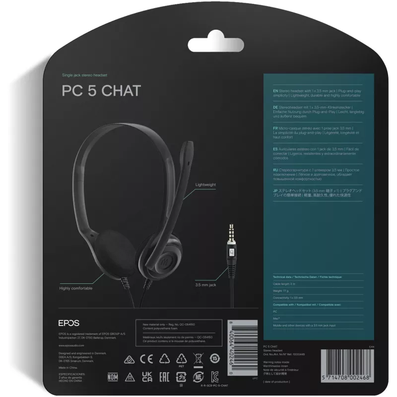 Austiņas Sennheiser PC 5 CHAT