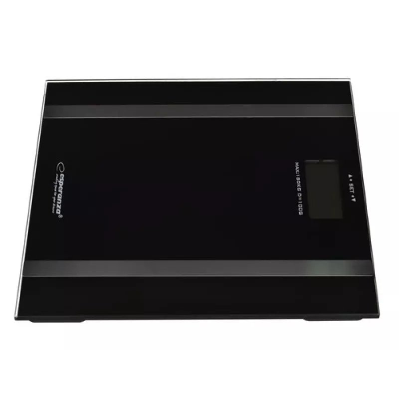 Personīgie vannas istabas svari Esperanza EBS018K - elektroniskie, 180 kg, melni