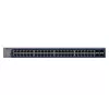 Pārvaldāms Gigabit Ethernet slēdzis Netgear GS752TX, 48x RJ-45 10/100/1000, 10G atbalsts, 1U statīvs, pelēks