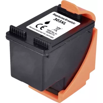 Renkforce tintes kasetne aizstāj HP 303 XL (T6N04AE) saderīga melna RF-5705434 (RF-5705434)