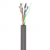 Wentronic Goobay CAT 6 tīkla kabelis, U/UTP, pelēks, 100 m - CCA, AWG 24/7 (vīts), PVC (93884)