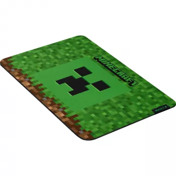 Peles paliktnis Razer Gigantus V2 Medium Minecraft Edition — strukturēta virsma, gumijas pamatne, vidējs izmērs