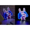 Neon Lights MANTA SNL109MT Hand with Gamepad neona izkārtne, dekoratīvs LED apgaismojums spēļu iekārtojumam