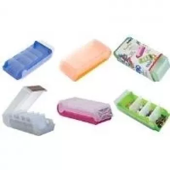 helit Flashcard Box BeeBox, A8, pamatne: aveņu-caurspīdīga Vāciņš: Caurspīdīgi balta, izgatavota no polistirola, divpusējas lietošanas vāciņš (H6901025)