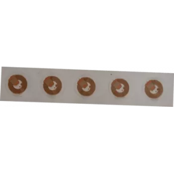 RFID NFC drošības birka SCOT NTAG213 18 mm caurspīdīga, 10 gab. iepakojumā