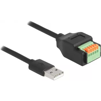 DeLOCK USB 2.0 kabelis Type-A vīr. uz spaiļu bloka adapteri 15 cm