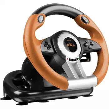 Stūre + pedāļi Speedlink DRIFT O.Z. melni pelēki oranži