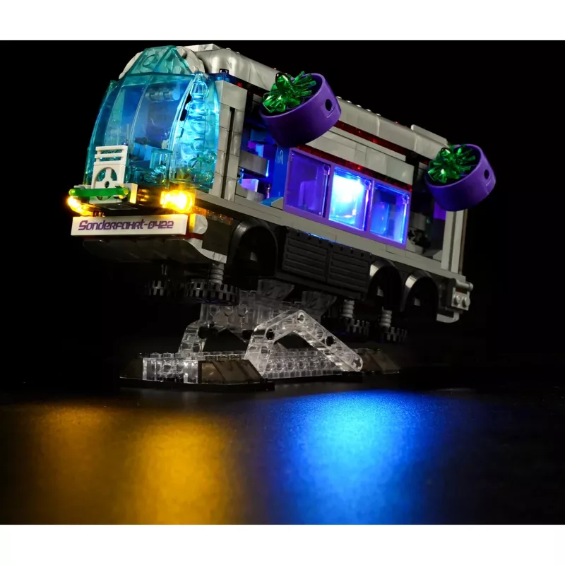 Cyberpunk Neoncity - Future Bus, celtniecības rotaļlieta
