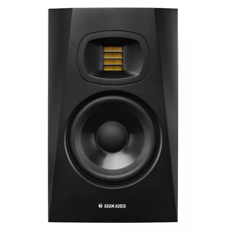 Studijas monitora skaļruņi ADAM AUDIO T5V, 5 collu zemfrekvences skaļrunis, 1,9 collu augstfrekvences skaļrunis, 45–25 000 Hz, 106 dB, melns