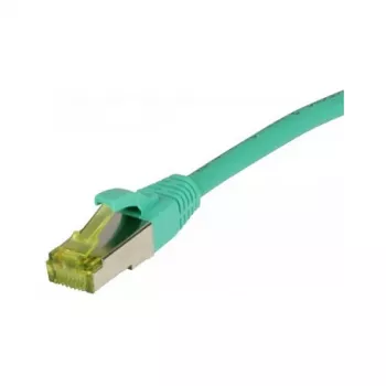 komutācijas kabelis RJ45, CAT6A 500Mhz, 0,25m, zaļš, S-STP(S/FTP), TPE/LSZH(Ultraflex), AWG26, ar Cat.7 neapstrādātu kabeli, Synergy 21 (S217671)