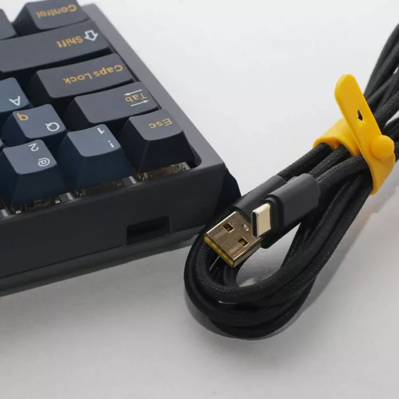 Mehāniskā spēļu tastatūra Ducky One 3 Pro Mini — Hot-Swap, Cherry MX Blue, 8000 Hz aptaujas frekvence