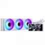 Phanteks Glacier One 360M25 LCD AiO-šķidruma dzesēšana, 6 collu displejs — 360 mm, balta