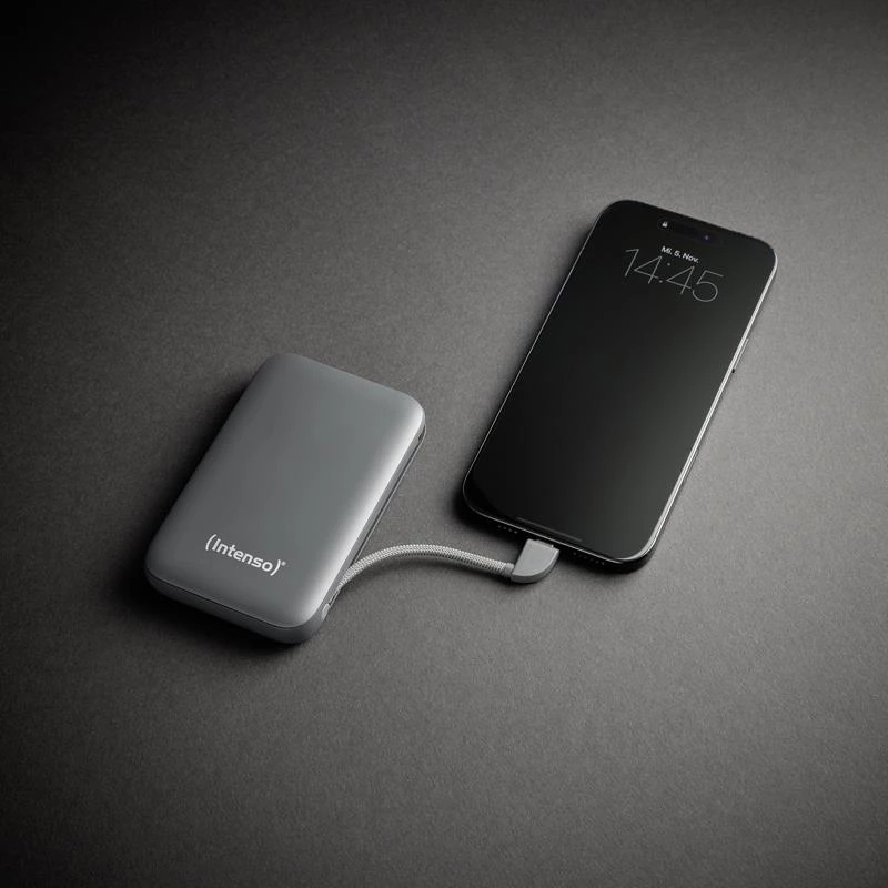 Ārējais akumulators USB 10000MAH/pelēka S10000 7333034 Intenso