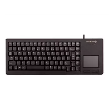 CHERRY XS Touchpad tastatūra Universāla USB QWERTZ vācu Melna