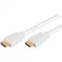 Goobay HDMI kabelis 5 m Type A vīrietis-vīrietis 18 Gbit/s balts