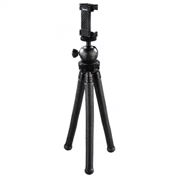 Hama FlexPro statīvs viedtālruņiem / darbības kamerām 3 kājas melns
