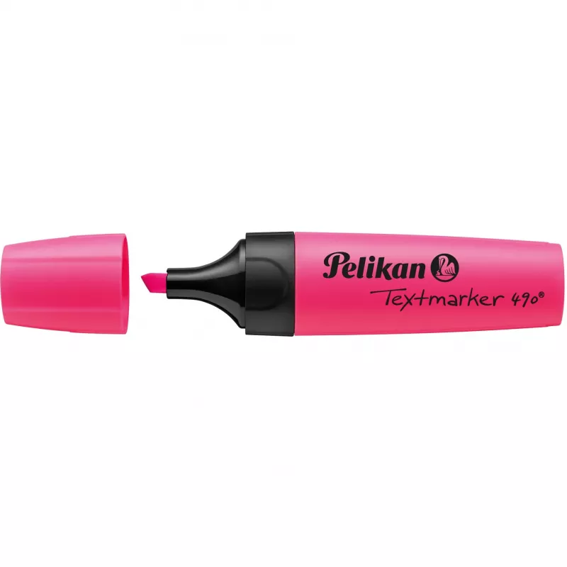 Teksta marķieris Pelikan 490 rozā