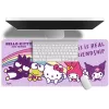 Peļu paliktnis Kids Euroswan 80×30 cm Hello Kitty, liels galda paklājiņš pelei un tastatūrai