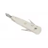 Krone spiedējinstruments Extralink NT-T002, rūdīta tērauda asmens, plastmasas rokturis, bloķēšanas funkcija, pelēks/baltss
