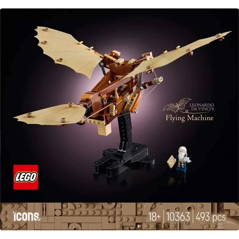 LEGO ICONS 10363 Leonardo da Vinči lidojošā mašīna