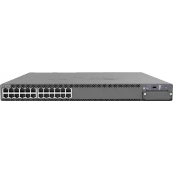 Juniper 24x1G portu slēdzis ar 4x25G un 2x100G augšupsaitēm/sakraušanu. MACsec AES256 (EX4400-24T)