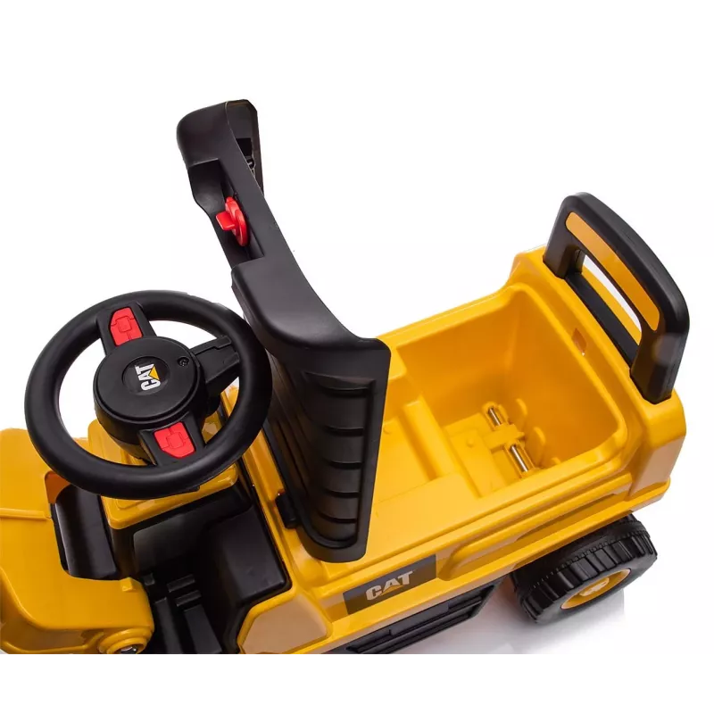 Stumjamais iekrāvējs Milly Mally Ride On CAT Loader – bērnu stumjamā rotaļlieta, modelis 5299