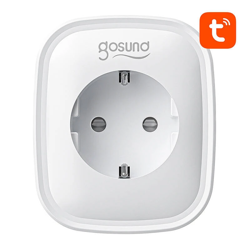 Viedā kontaktligzda Gosund SP6 16A ar USB-C 20W — Wi‑Fi vadāma rozete mājas automatizācijai