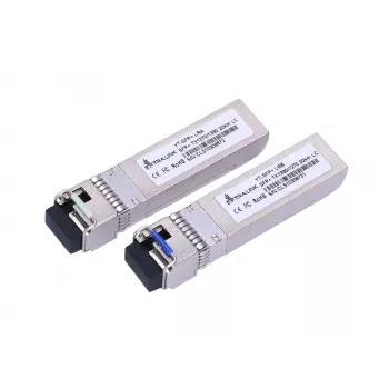 Extralink SFP+ 10G SFP+ WDM modulis 10Gbps 1270/1330nm viena režīma 20km LC DOM pāris