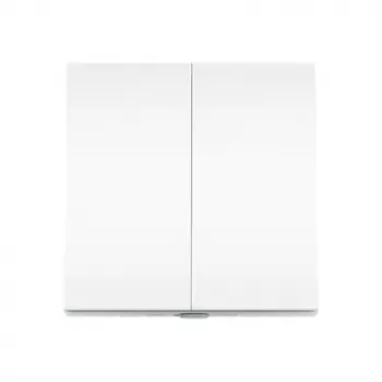TP-Link Tapo Smart Light Switch 2-Gang 1-Way, Tilt, balta, 91.5 mm, 100.5 mm, 55.5 mm, 200 g
