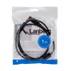 Lanberg CA-USBA-11CC-0010-BK USB kabelis 1 m 2.0 USB B Melns