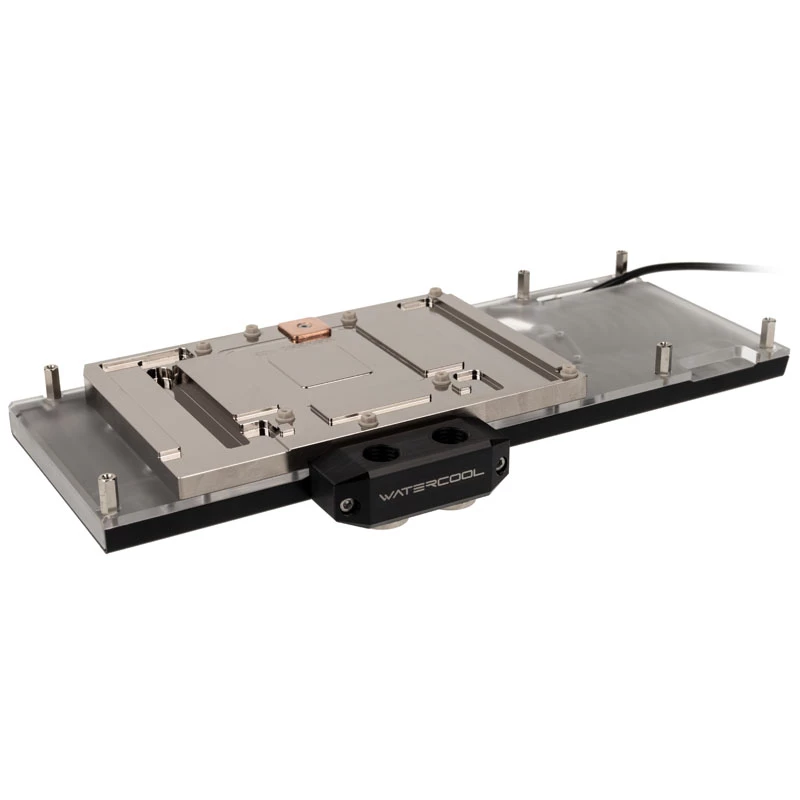 Watercool Heatkiller V priekš RTX 3080/3090 EVGA XC3, ARGB - Niķelis + Acetāls, melns