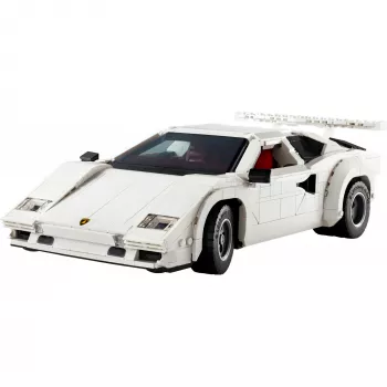 LEGO Icons konstruktors Lamborghini Countach 5000 Quattrovalvole 10337 — vitrīnas modelis, 1506 detaļas, 340×90×160 mm