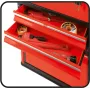 Instrumentu kaste YATO YT-09107 metāla 495x252x180 mm, melna/sarkana, 6 kg, 2 nodalījumi, aizslēdzama