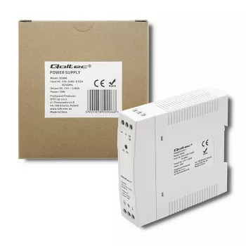 DIN sliedes barošanas bloks 10W, 12V, 0.83A, plāns