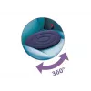 Rotējošais pārvietošanas spilvens SUNDO 46830 — pārnēsājams grozāmais sēdēšanas palīglīdzeklis, 420 mm diametrā, 30 mm augsts, maksimālā slodze 135 kg, poliesters, neslīdoša pamatne