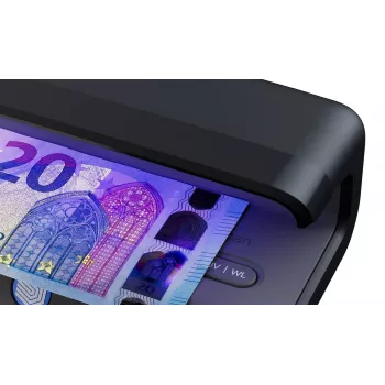 Viltotu banknošu detektors Safescan 131-0723 melns, vairāku valūtu UV