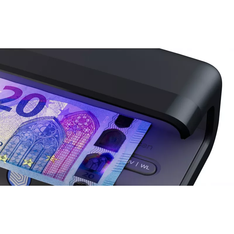 Viltotu banknošu detektors Safescan 131-0723 melns, vairāku valūtu UV