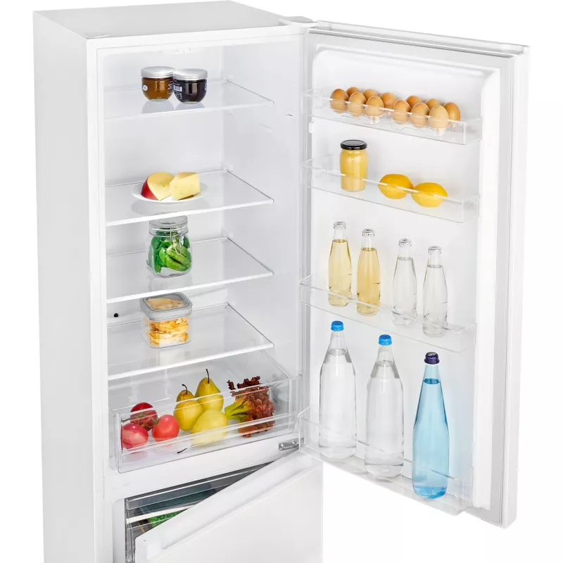 Brīvi stāvošs ledusskapis BOMANN KG7353W — 268 L kopējā (197 L ledusskapis, 71 L saldētava), 180 cm, balts