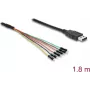 USB kabelis DELOCK 63989 — viens iepakojumā, standarta savienojuma kabelis