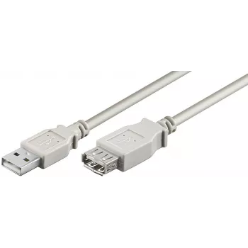 MicroConnect - USB-pagarinātāja kabelis - USB (V) uz USB (S) - 5 m