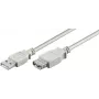 MicroConnect - USB-pagarinātāja kabelis - USB (V) uz USB (S) - 5 m