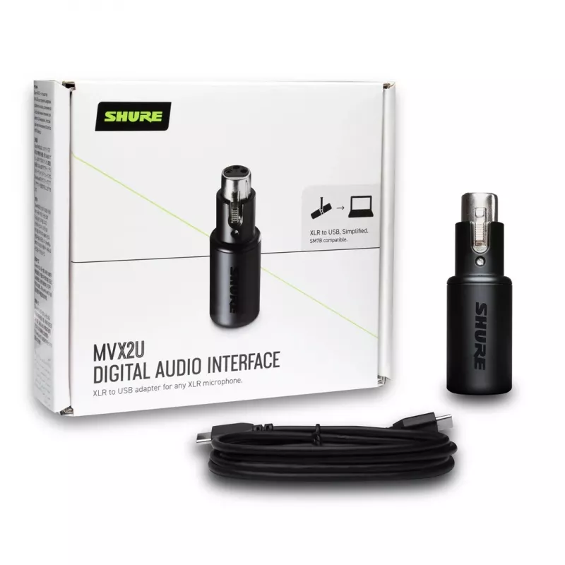 Shure MVX2U - digitālais audio interfeiss