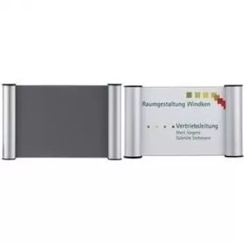 Durvju zīmju fiksators Franken BS0606 148×148 mm ieliktņiem, pie sienas stiprināms displeja turētājs