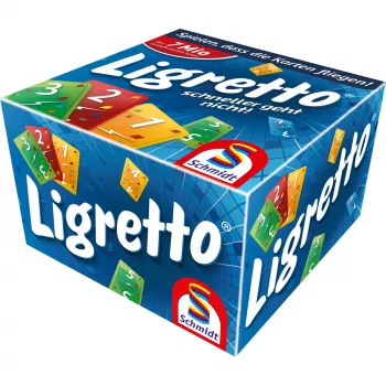 Ligretto, kāršu spēle zilā krāsā