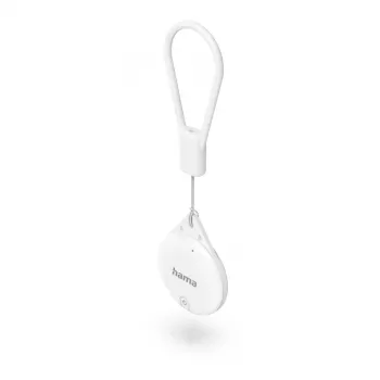 HAMA Item Finder 00185815 Bluetooth Apple Find My lietotnei, balts — izsekotājs personisko priekšmetu atrašanai