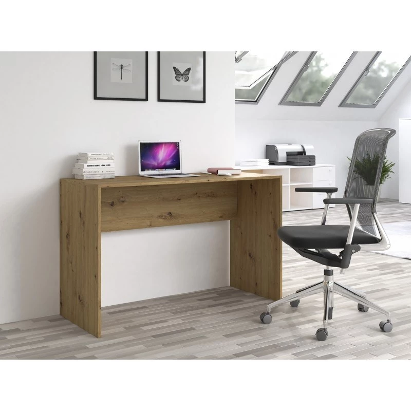 Computer desk top e shop BIURKO PLUS ARTISAN, taisnstūrveida galda virsma, skaidu plāksne, 1200×500×760 mm, ozola krāsa