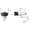 Reolink Duo Series W730 - 4K āra Wi-Fi kamera, divu objektīvu, 180° panorāmas skats, personu/transportlīdzekļu/dzīvnieku noteikšana
