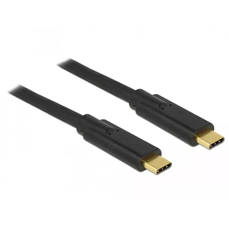 USB kabelis DeLOCK 83868 USB 2.0 4m USB C melns