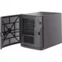 Datora korpuss Supermicro CSE-721TQ-350B2 Mini Tower melns