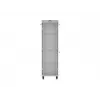 19 collu 42U LANBERG stāvošs statņu skapis 600×600 mm pelēks ar stikla durvīm un LCD (plakanā iepakojumā)